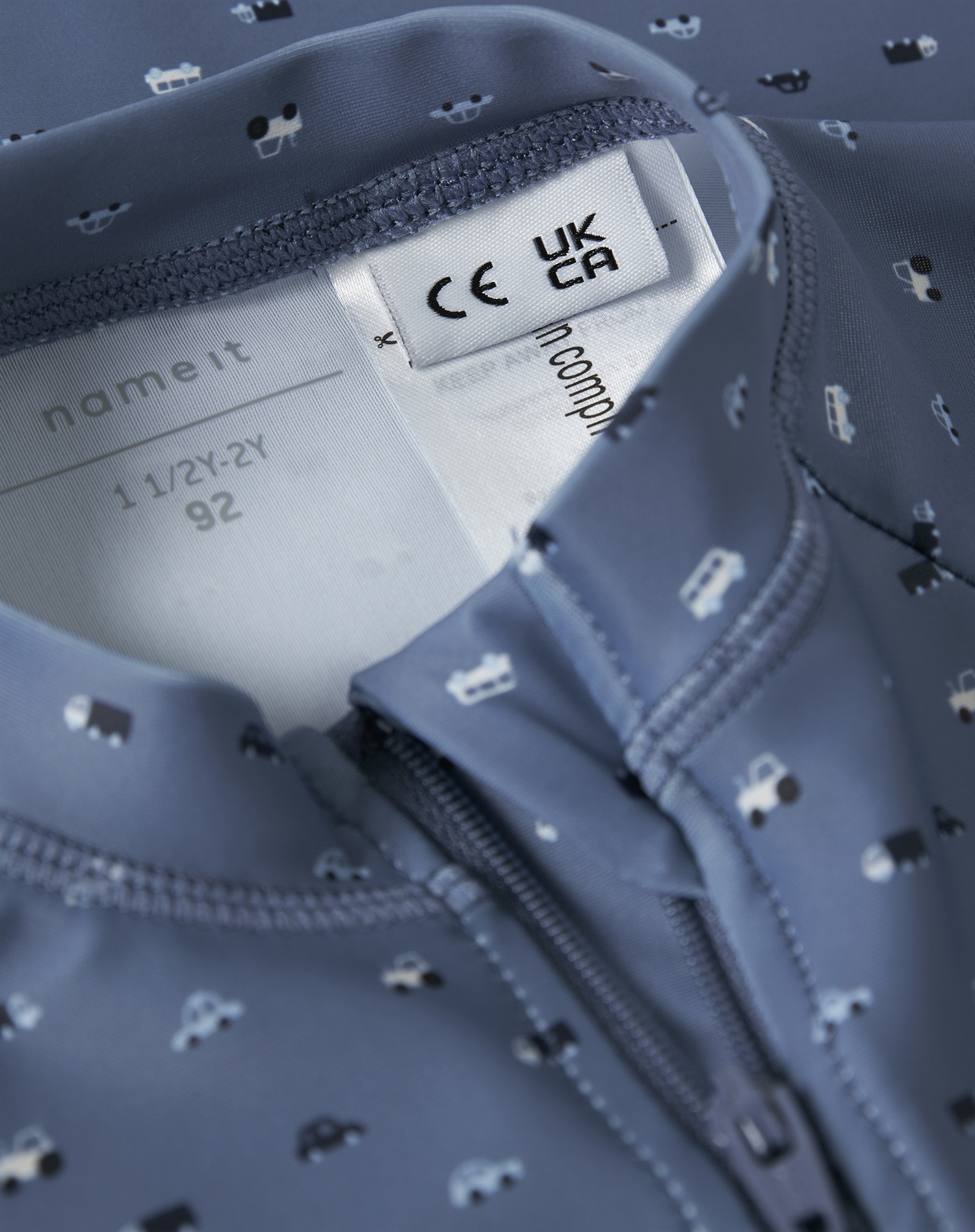 Name It - NMMZippo UV SWIM Top - Vintage Indigo